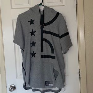 Rare Short Sleeve Nike Basketball Hoodie